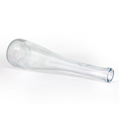 Durchsichtige Glasflasche mit Roseboden 500 ml/750 ml Körpermaterial Glas
