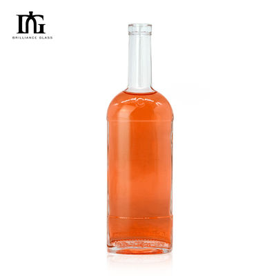 750 ml 700 ml 500 ml Einzigartige Form Wodka Spirituosen Gin Rum Klarglas Alkoholflasche mit Kork
