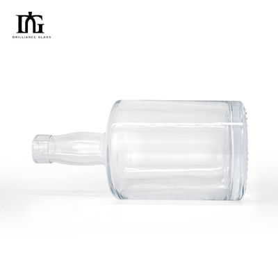 Körpermaterial Glas 260 ml Miniflaschen Klarglasflasche für Whisky-Weinlikör