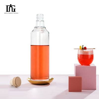 End 250 ml/350 ml/500 ml/550 ml/650 ml/700 ml/750 ml Glasflaschen für Spirituosen Alkohol Wodka