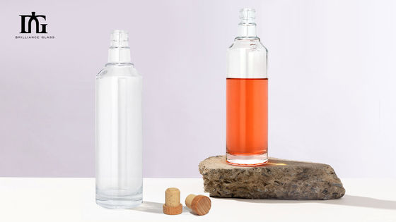 End 250 ml/350 ml/500 ml/550 ml/650 ml/700 ml/750 ml Glasflaschen für Spirituosen Alkohol Wodka