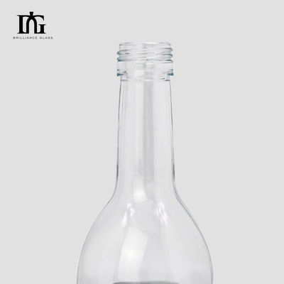 Bereitstellung freier Proben Akzeptabel OEM/ODM 750 ml Glasweinflasche mit Design und Korkkappe