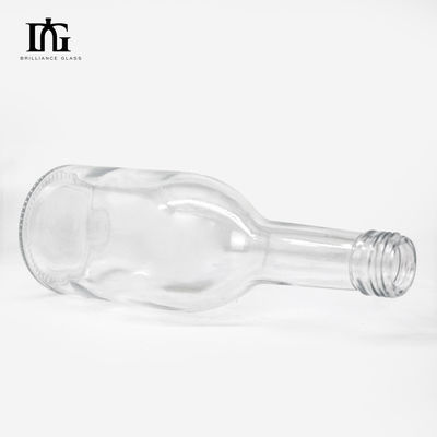Bereitstellung freier Proben Akzeptabel OEM/ODM 750 ml Glasweinflasche mit Design und Korkkappe