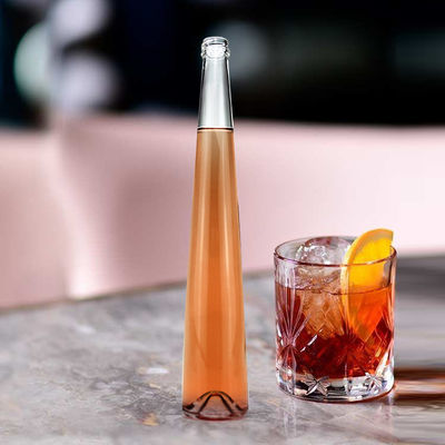 Glasflaschen mit stilvollem Design für Spirituosen 500 ml/700 ml/750 ml Kapazität