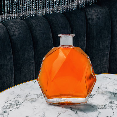 700 ml leere Alkohol-Glasflaschen für Gin Rum Whisky Wodka Gravierung Korkendichtung