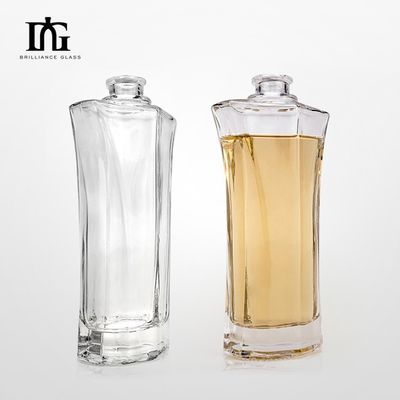 500 ml/700 ml/750 ml Flasche Glaswein Flachform für Whisky