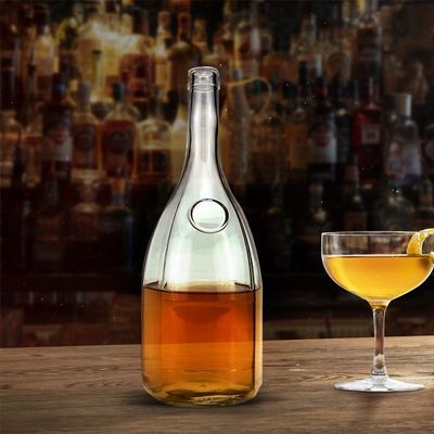 OEM/ODM Akzeptabel 1500 ml benutzerdefinierte Eisflasche für Wein leere Glasflasche