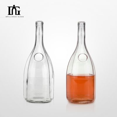 OEM/ODM Akzeptabel 1500 ml benutzerdefinierte Eisflasche für Wein leere Glasflasche