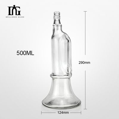 Glashalsband Material Glas Flaschen für Gins 500ml 700ml Bleifrei