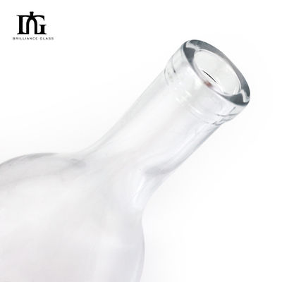 Akzeptable OEM/ODM-Produkte im europäischen Stil Luxus 700 ml 750 ml einzigartige Whisky Rum Gin Glasflasche