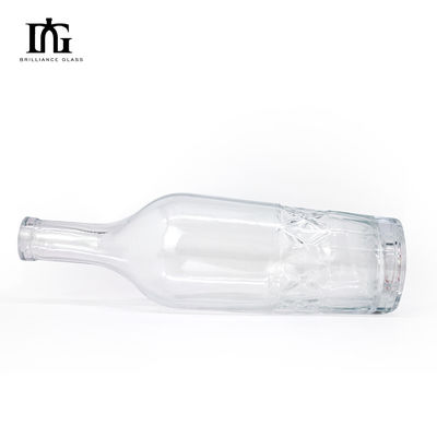 Akzeptable OEM/ODM-Produkte im europäischen Stil Luxus 700 ml 750 ml einzigartige Whisky Rum Gin Glasflasche