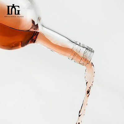 500 ml 700 ml 750 ml Super Flint Glasflasche Whisky Wodka Gin Flasche mit Korkkopf