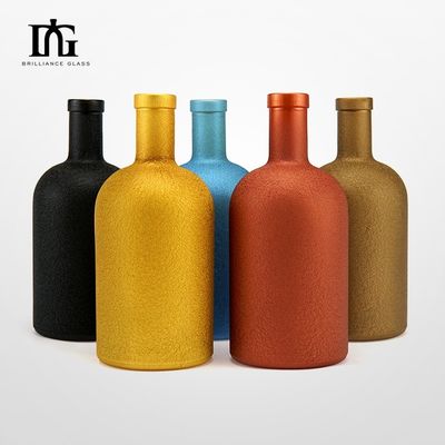 500 ml Glasflasche mit Korken und Schraubkappe für Olivenöl Likör Gin Wodka Flüssigkeit Verkauf