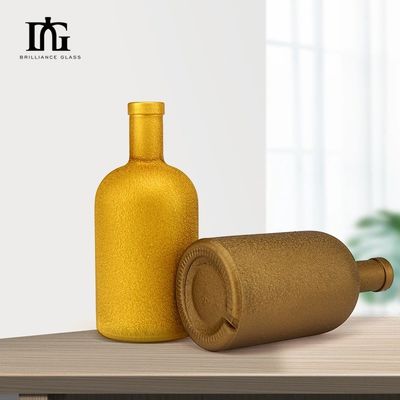 500 ml Glasflasche mit Korken und Schraubkappe für Olivenöl Likör Gin Wodka Flüssigkeit Verkauf