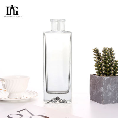 250 ml/350 ml/500 ml/550 ml/650 ml/700 ml/750 ml Glasflasche Korkenverschluss für Wodka Rum Brandy