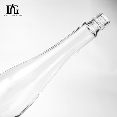 Durchsichtige Flasche aus Glas für Champagner/Whisky/Wodka/Liquor