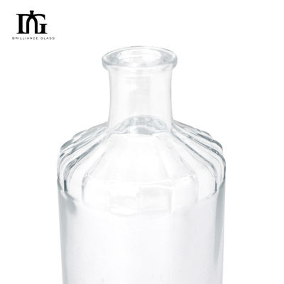 Frei verfügbare 500 ml klare Glasflaschen mit Korkkappe und dickem Boden