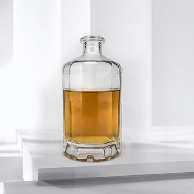 50 cl Glasflasche für Wodka Gin und Whisky OEM/ODM akzeptiert Kostenlose Proben zur Verfügung gestellt