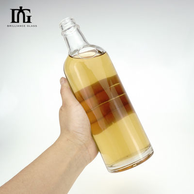 Akzeptables Kundenlogo 550ml Glasflasche für Spirituosen und Getränke