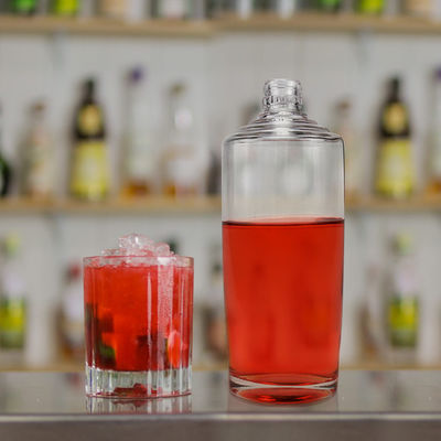 650 ml Glas Flasche Alkohol Wodka Gin Flasche mit Korken für Ihren Geschmack Körpermaterial Glas