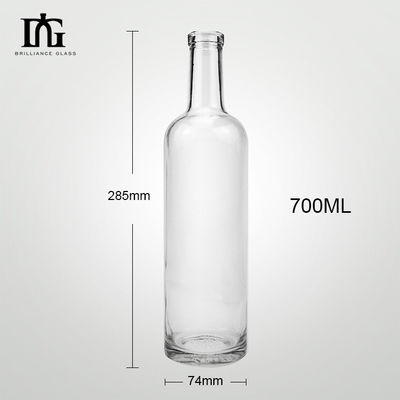 Glashalsband Material 700ml Flasche für Spirituosen perfekt für Spirituosen und Alkoholgetränke