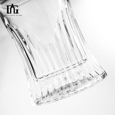 Individuelles Logo 700 ml Whisky Bourbon Gin Flasche mit schicken Wein Glasflasche Design