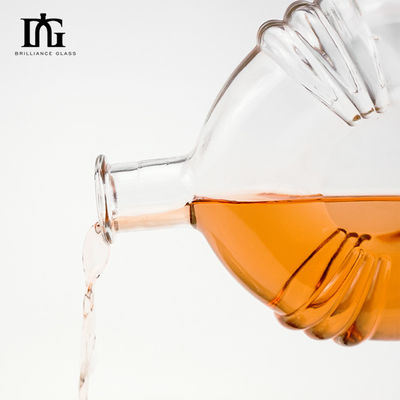 Alkohol und Getränke 700 ml kreative, transparente, versiegelte Mini-Weinflasche mit Kork