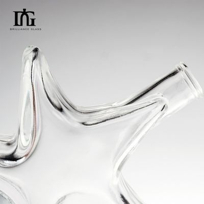 Glasflaschen in Form von Sternen für Mineralwasser 250 ml/500 ml/700 ml/750 ml Kapazität