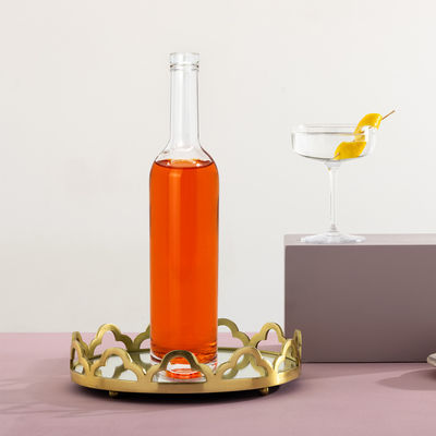 Gravierende Glasflasche Klassiker 700 ml 250 ml 500 ml Holzkorkerum Brandy Wodka