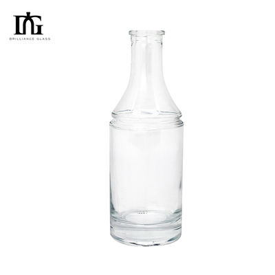 500 ml 700 ml Glas Brandy Saft Wein Likör Spirituosen Flasche Custom Einzigartige Form Leeres Glas