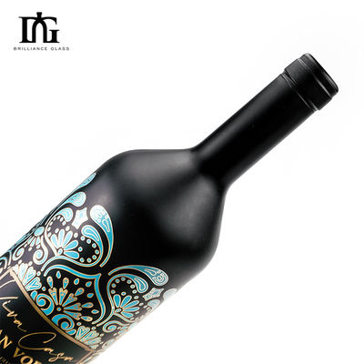 Akzeptabel OEM/ODM Lackiertes, geprägtes und wasserdichtes Aufkleber für Rotwein- und Spirituosenflaschen