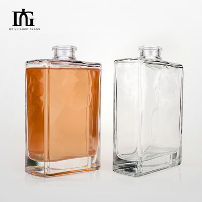 Freigegeben Glas-Basis-Material Custom Liquor für Wodka Gin 100 ml 200 ml 500 ml 700 ml