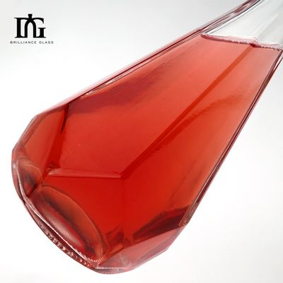 700 ml Glasgravierungen Einzigartige Form Maßgeschneiderte Form Likör Gin Wodka Spirituosen Flasche