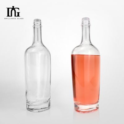 250 ml/500 ml/700 ml/750 ml Flasche mit rundem Glas für Spirituosen und Getränke