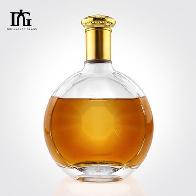 Kleine Flaschen aus klarem Glas für Alkohol in 750 ml