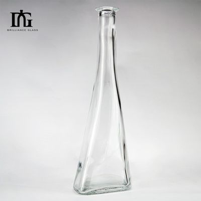 Druck Handhabung Sprühen 700 ml 500 ml Quadrat Glasflasche für Whisky Wodka Likör