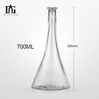 Druck Handhabung Sprühen 700 ml 500 ml Quadrat Glasflasche für Whisky Wodka Likör
