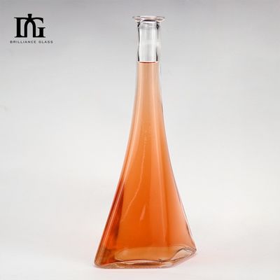 Druck Handhabung Sprühen 700 ml 500 ml Quadrat Glasflasche für Whisky Wodka Likör