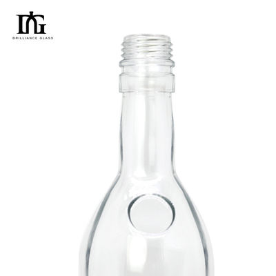 Matte schwarze Glasflaschen für Spirituosen 500 ml Kapazität und akzeptables individuelles Logo