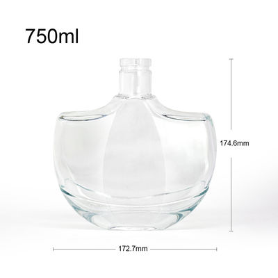 500 ml dicke Glasflasche für Whisky Rum Gin und andere Spirituosen