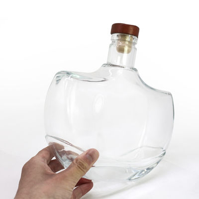 500 ml dicke Glasflasche für Whisky Rum Gin und andere Spirituosen