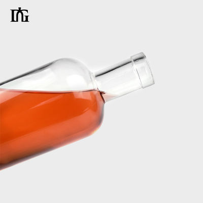 375 ml 500 ml 750 ml 1000 ml Glas Wodka Spiritus Gin Flasche mit graviertem Oberflächenhandling
