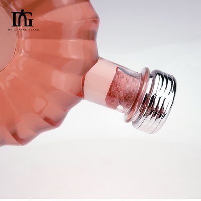 Persönliche Glasflasche 700 ml mit Gravur und Warmstempel