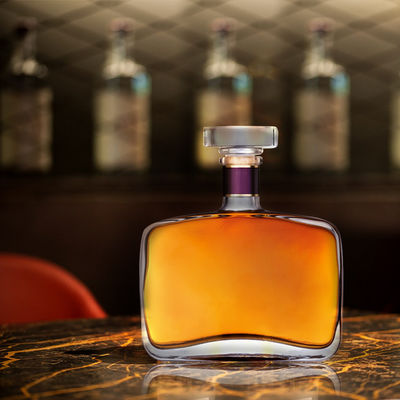 Glaskragen 70cl 75cl Whisky Tequila Whiskey Wodka Gin Liquor Rum Quadratflasche
