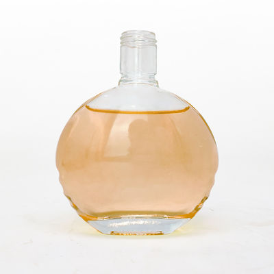 Custom Frosted Printing Glasflasche für Super Flint Gin Wodka Rum Whisky Brandy 750ml