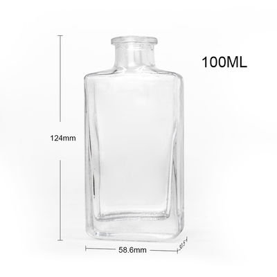 Glasflasche mit Schraubverschluss 700 ml für Spirituosen und Getränke