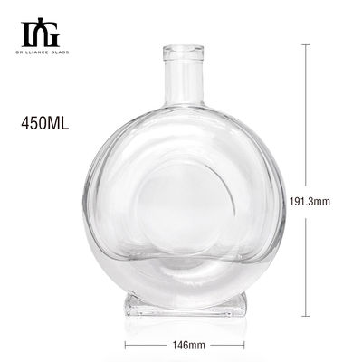 500 ml Leere Spirituosen Glas Alkohol Alkohol Geschenk Whisky Flaschen für Energiegetränke