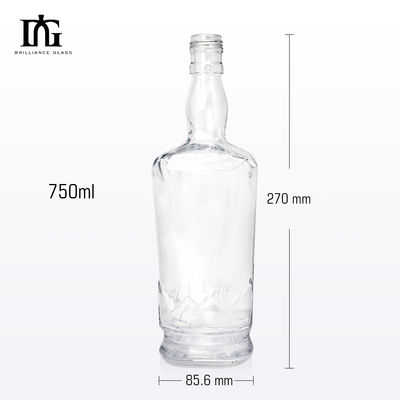Flaschen mit T-Kork für Wodka-Whiski