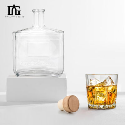Glas Flasche 700 ml 750 ml Nordischer Gin Whisky 500 ml Wodka Spirituosen Flasche für Wein