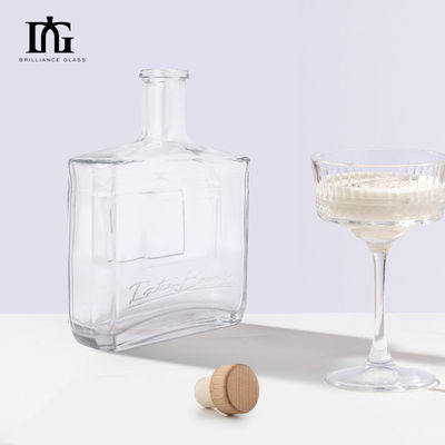 Glas Flasche 700 ml 750 ml Nordischer Gin Whisky 500 ml Wodka Spirituosen Flasche für Wein